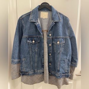 Maje denim jacket, size 1, brand new